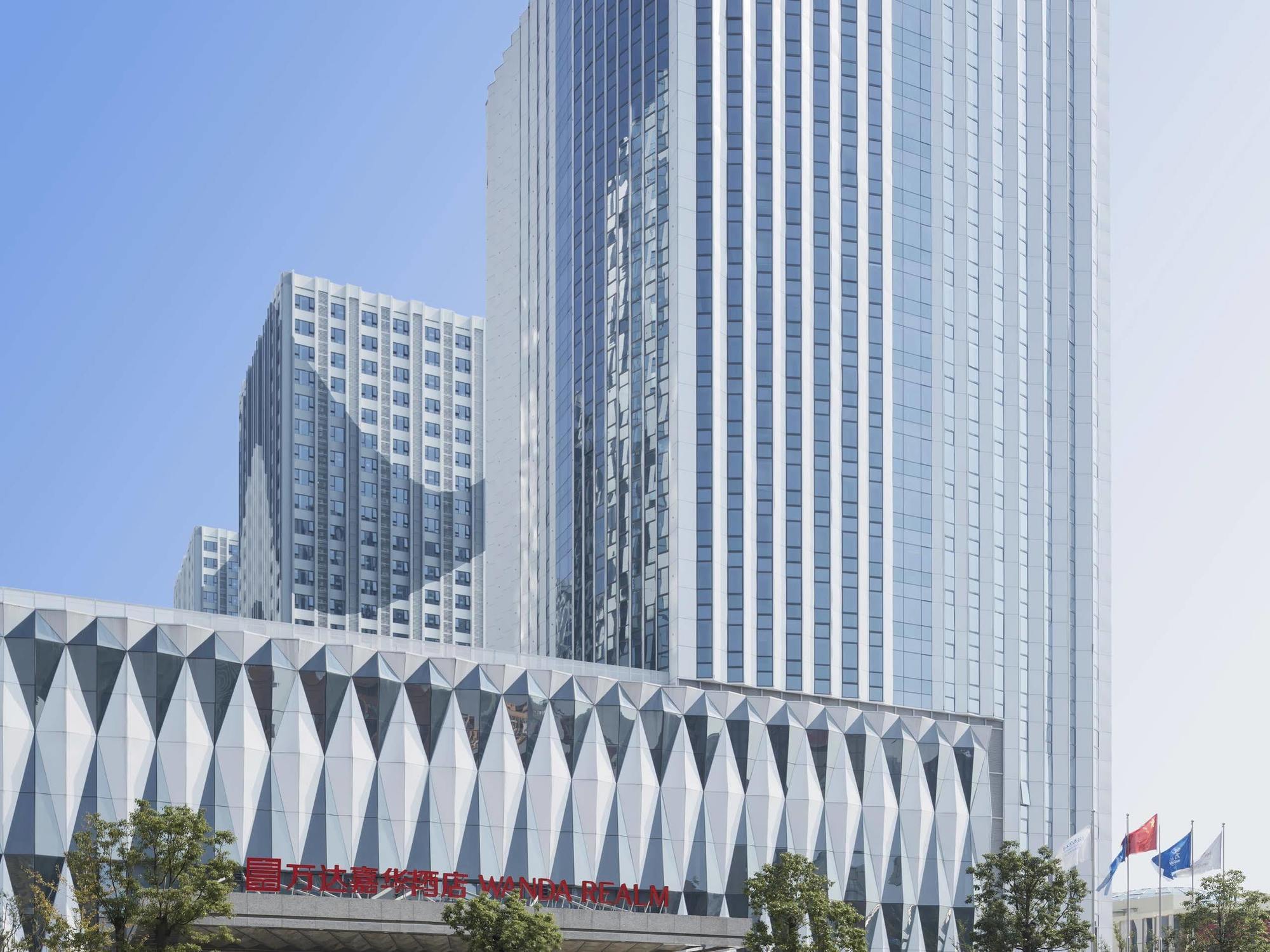 Отель Wanda Realm Jinhua Экстерьер фото